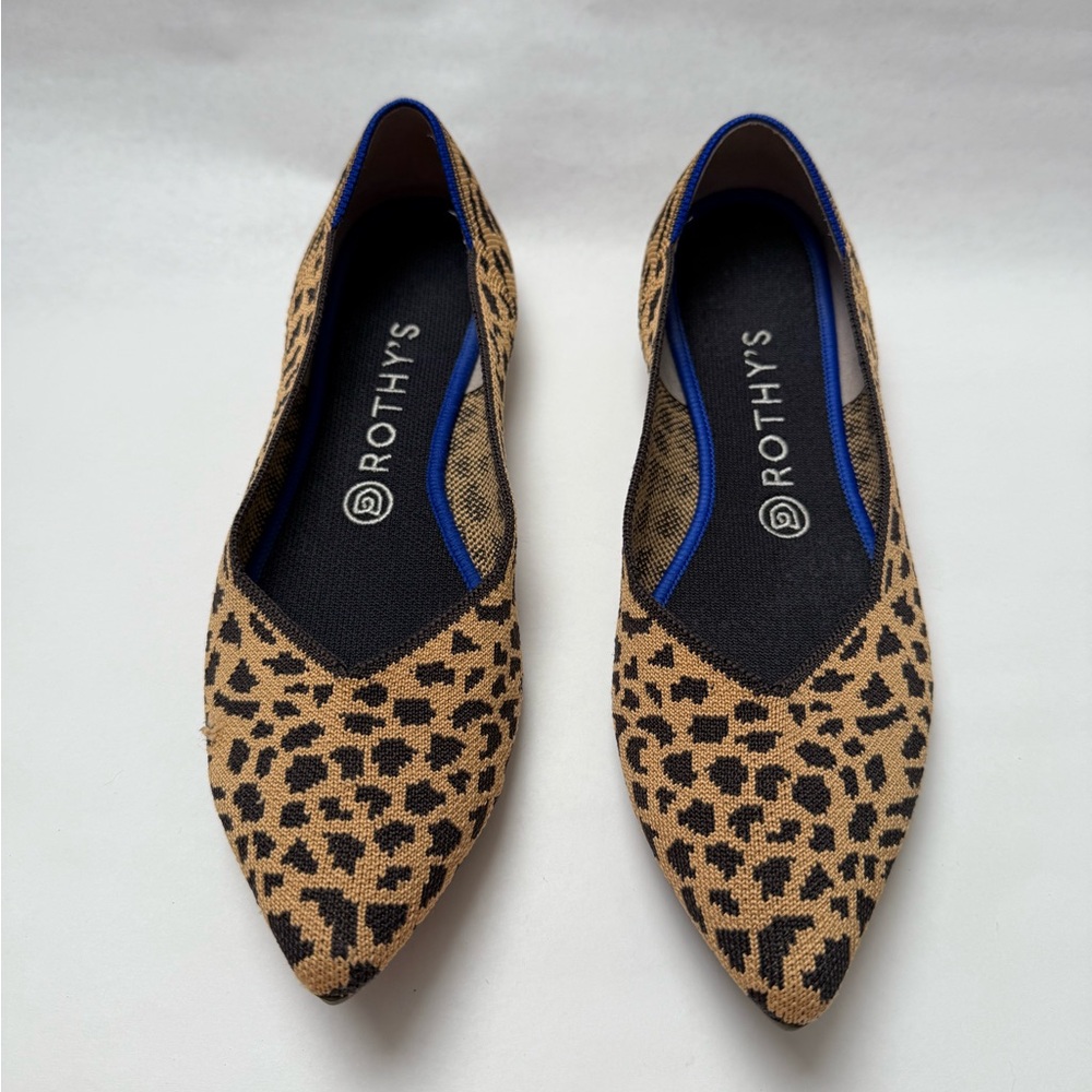 BOGO Rothy’s The Point in Leopard / Camo Cat Size 10